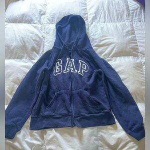 GAP Blue Zip-Up Hoodie Jacket